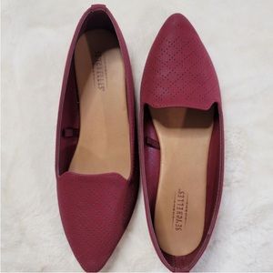 Seychelles 10W Burgundy flats
